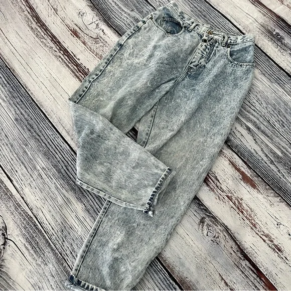 Gitano 80’s Vintage Acid Wash High Rise Jeans - Picture 2 of 12
